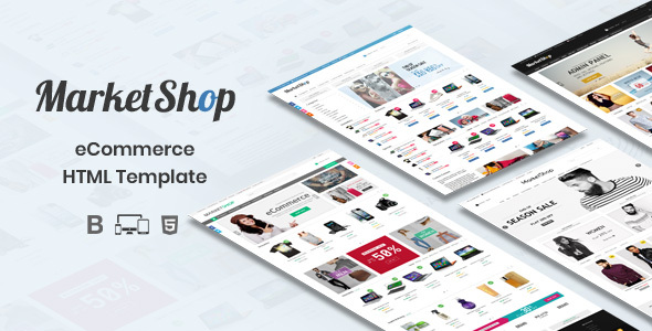 MarketShop - eCommerce HTML Template