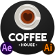 Coffee Shop Logo Design and Animation - VideoHive Item for Sale