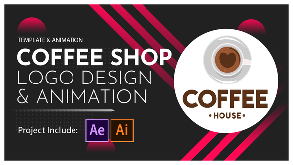 Coffee Shop Logo Design and Animation
