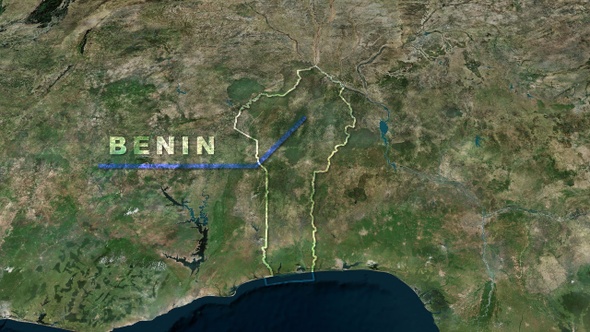 Benin World Map