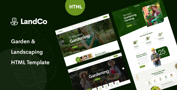 LandCo – Garden & Landscaping HTML5 Template