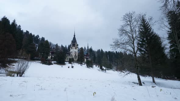 Timelapse of the Peles Castle