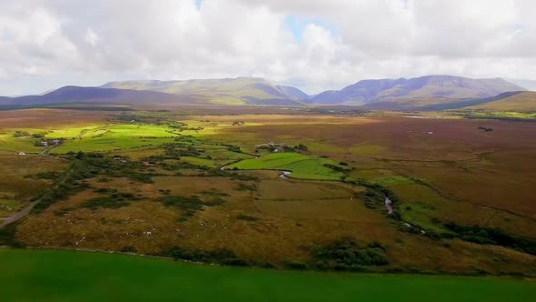 View of beautiful mountain and landscape 4k