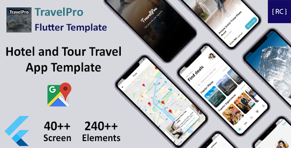 Flutter Hotel Booking And Tour Travel App Template | Flutter 3 | Travelpro