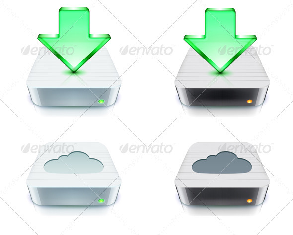 Cloud Storage and Download Concept