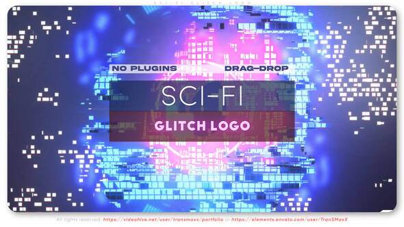 Sci-Fi Glitch Logo