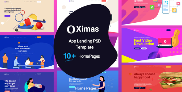 Ximas - App Landing Page