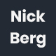 Nick Berg - Personal Portfolio Template - ThemeForest Item for Sale