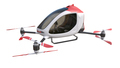 Generic Electric Passenger Drone on white background. - PhotoDune Item for Sale