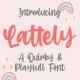 Lattely - a quirky playfull - GraphicRiver Item for Sale