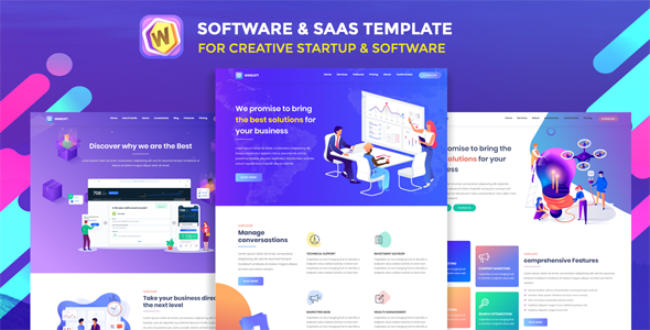 Winsoft - Saas Agency & Software Landing Page