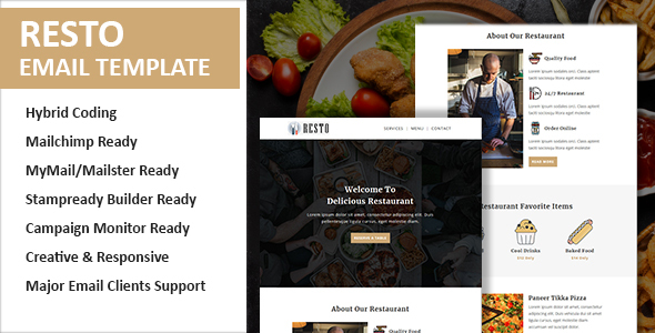 Resto Email Newsletter Template
