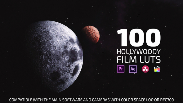 100 LUTs from Hollywood Films