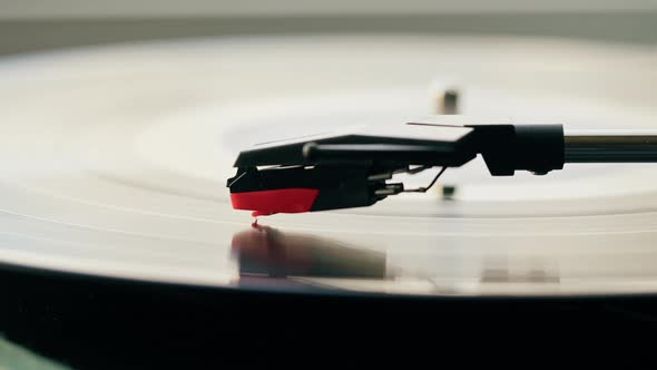 Vinyl Record Closeup