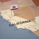 California Map with State Flag - VideoHive Item for Sale