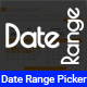 DateRange - Multipurpose Responsive Date Range Picker - CodeCanyon Item for Sale