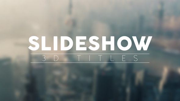 Slideshow 3D Titles