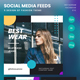 Fashion Social Media Kit Instagram Facebook Sales Post Feed V3 - GraphicRiver Item for Sale