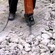 Repair Work with Jackhammer