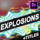 Explosion Elements And Titles | Premiere Pro MOGRT - VideoHive Item for Sale