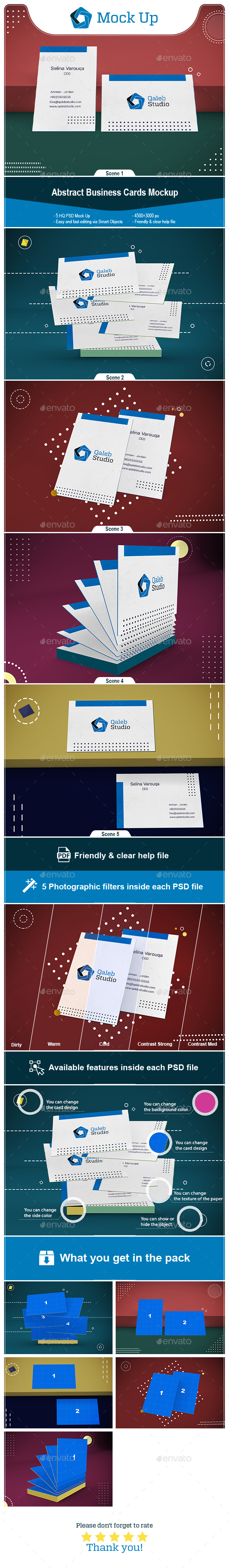 Download Business Card Mockups From Graphicriver PSD Mockup Templates