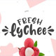 Fresh Lychee - GraphicRiver Item for Sale