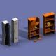 Post Apocalyptic Cupboard and Bookcase - 3DOcean Item for Sale