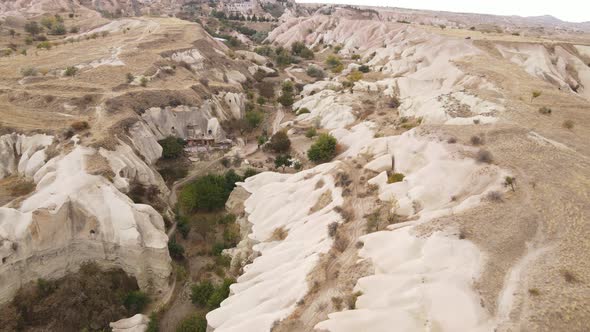 Aerial View Cappadocia Landscape