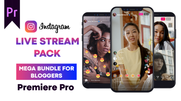 Instagram Live Stream Pack - Premiere Pro