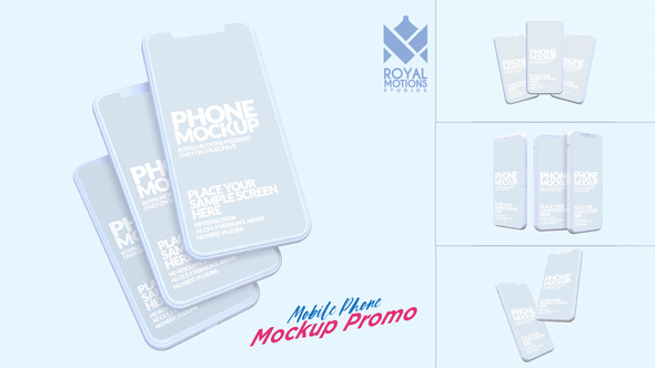 Clean Phone Promo Mock-up V.01