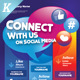 Follow Us on Social Media Flyer Templates - GraphicRiver Item for Sale
