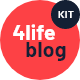 Blog4Life -  Blog & Magazine Elementor Template Kit - ThemeForest Item for Sale