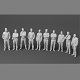 Low Poly People Collection 005 - 3DOcean Item for Sale