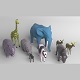 Pack of 9 low poly animals - 3DOcean Item for Sale