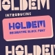 Holdem - Display Block Font - GraphicRiver Item for Sale