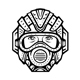 Futuristic Face Mask - GraphicRiver Item for Sale