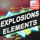Explosion Elements | Motion Graphics - VideoHive Item for Sale