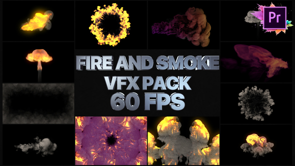 Fire And Smoke VFX Pack | Premiere Pro MOGRT
