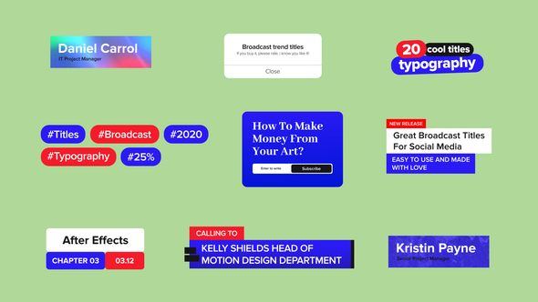 Broadcast Social Media Titles alt
