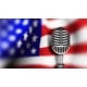 USA Flag with Mic Vector Illustration - GraphicRiver Item for Sale