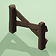 Low Poly Wooden Fence w/ Camera & Lighting Scene - 3DOcean Item for Sale