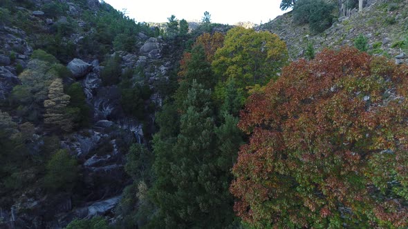 Portuguese Cascades, Natural Pools on Steep Rocks, Arado Waterfall