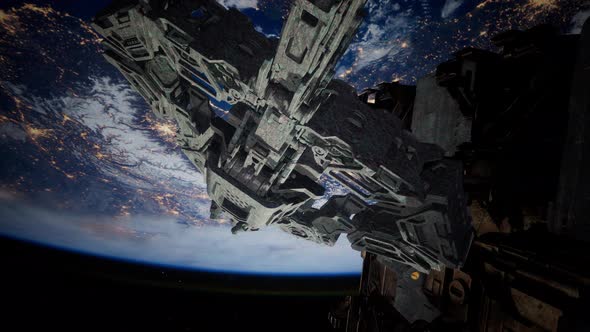 Alien Spaceship Armada Nearing Earth alt