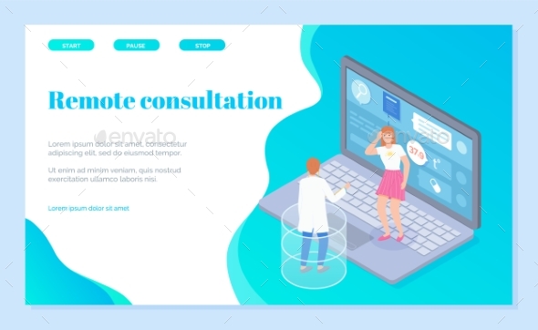 Landing Page of Online Medical Consultation