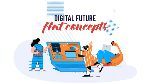 Digital Future - Flat Concept