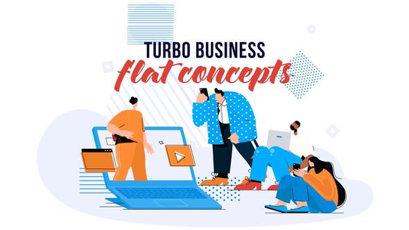 Turbo Business - Flat Concept