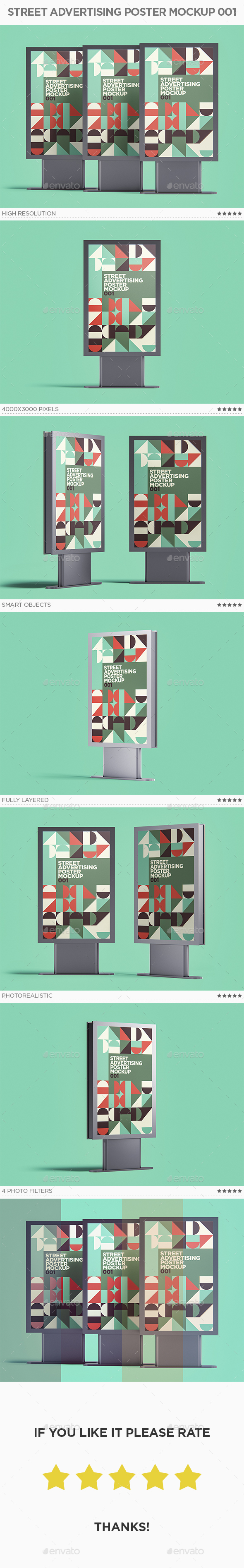 Download Poster Mockups From Graphicriver PSD Mockup Templates