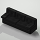 Low Poly Sofa  w/ Camera & Lighting Scene - 3DOcean Item for Sale