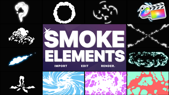 Smoke Elements Pack 06 | FCPX alt