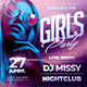 Girls Party Nightclub Flyer - GraphicRiver Item for Sale